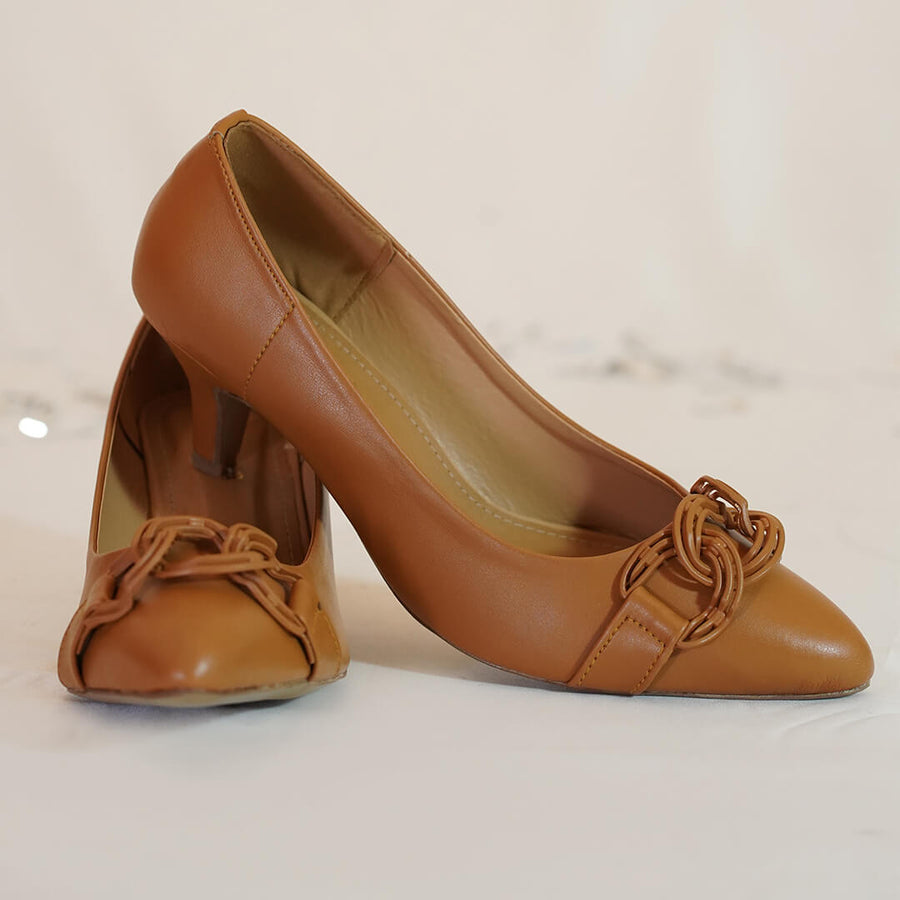 Unique Buckled Court Shoes