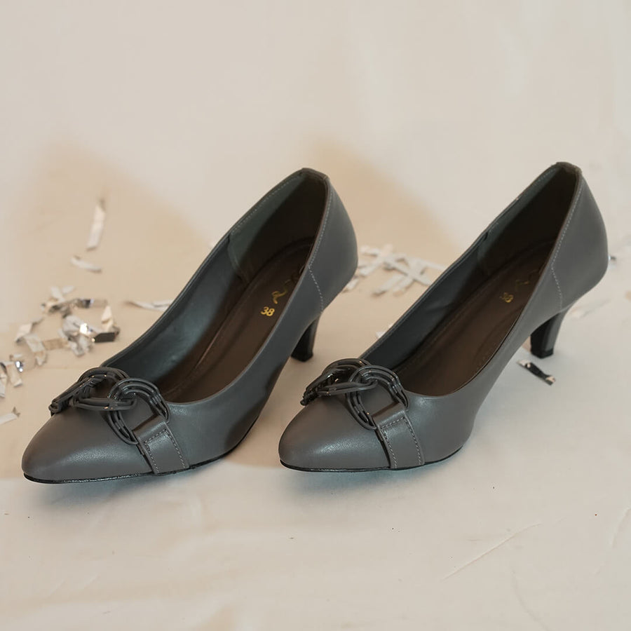 Unique Buckled Court Shoes