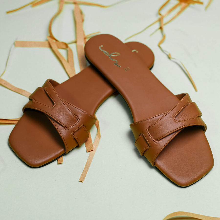 Adore Summer Slides - Mustard