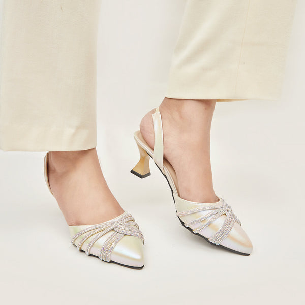 Ivory Gala Sling Back