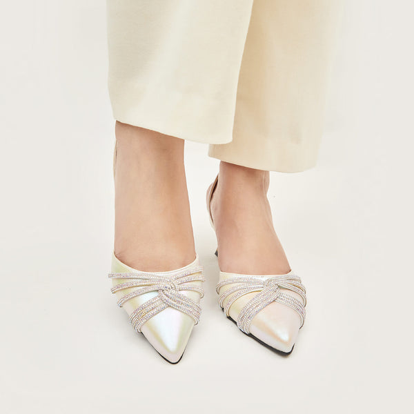 Ivory Gala Sling Back