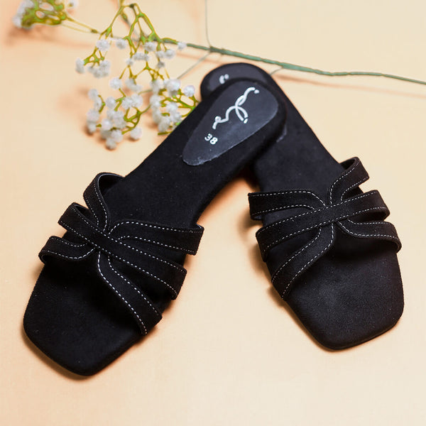 Ayzel Summer Slides - Black