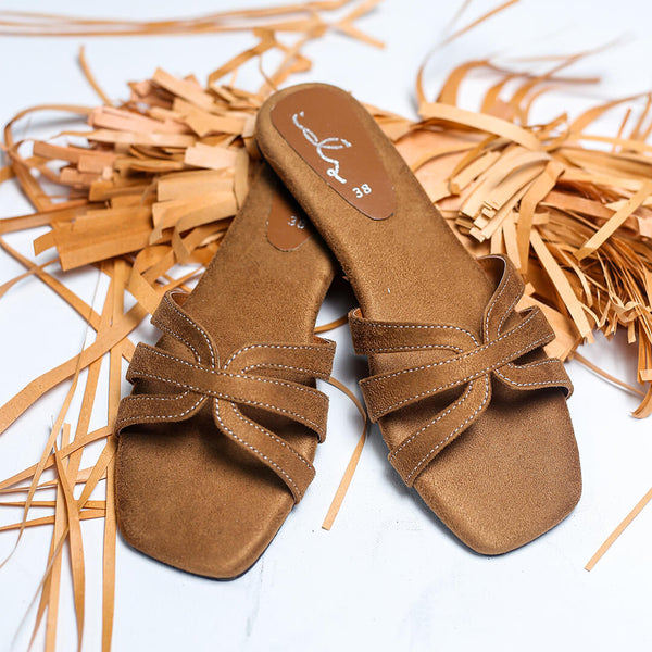 Ayzel Summer Slides - Mustard