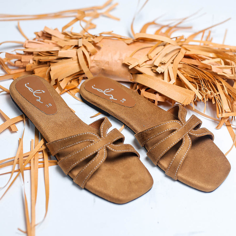 Ayzel Summer Slides - Mustard