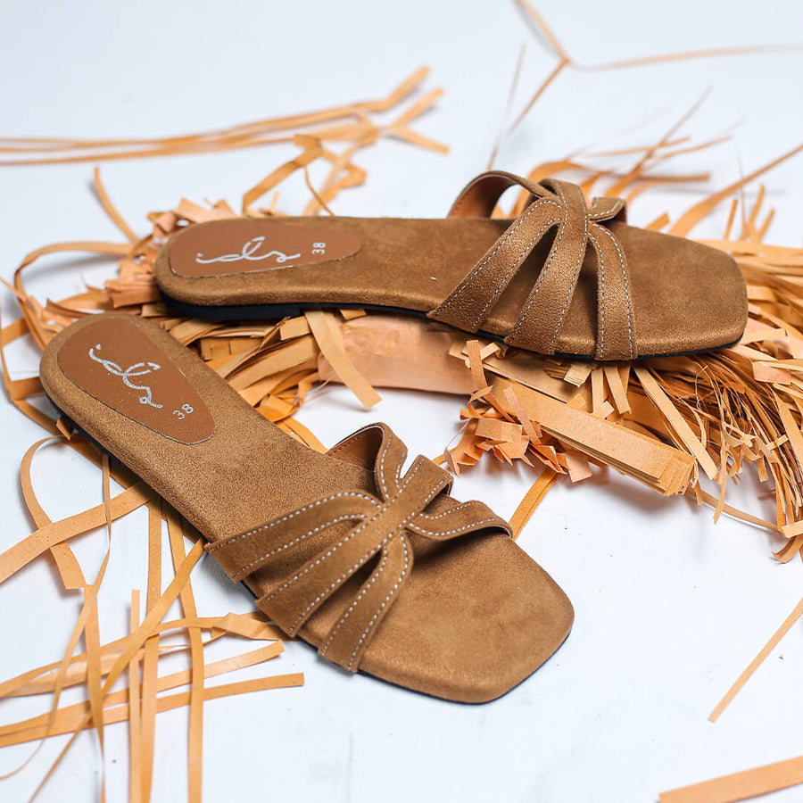 Ayzel Summer Slides - Mustard