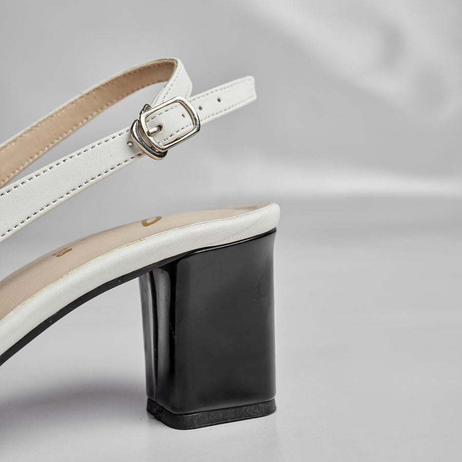CARNIVA KNOT SLING BACK-BLACK/WHITE