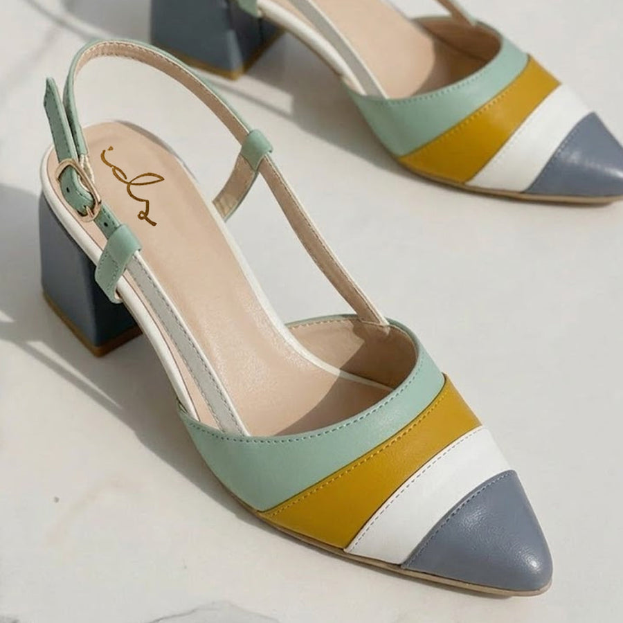 Rainbow Sling Back