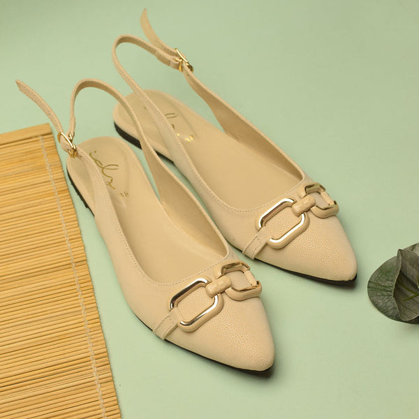 Decore Buckled Pointed Mule