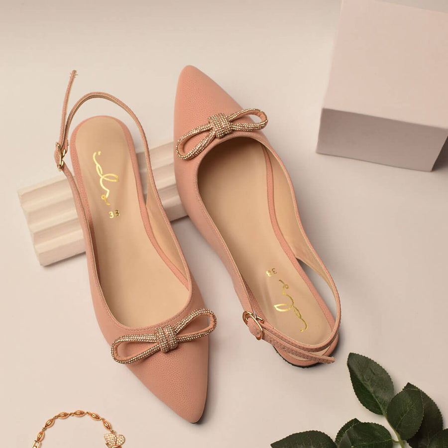 Bow Decore  Pointed Mule