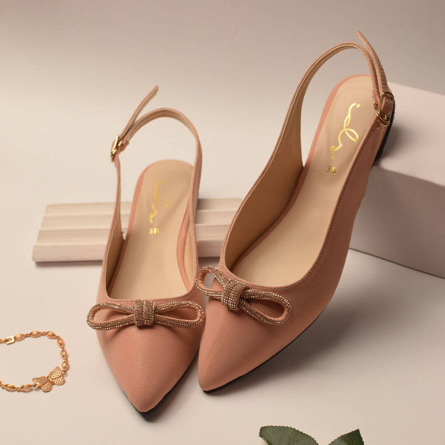 Bow Decore  Pointed Mule