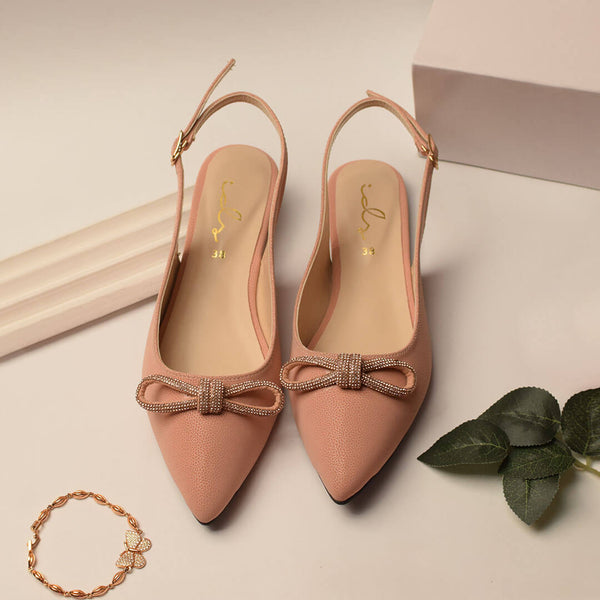 Bow Decore  Pointed Mule