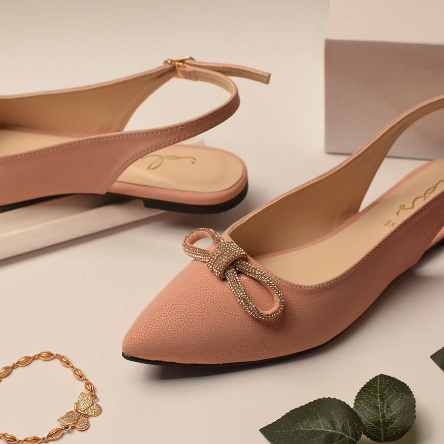 Bow Decore  Pointed Mule