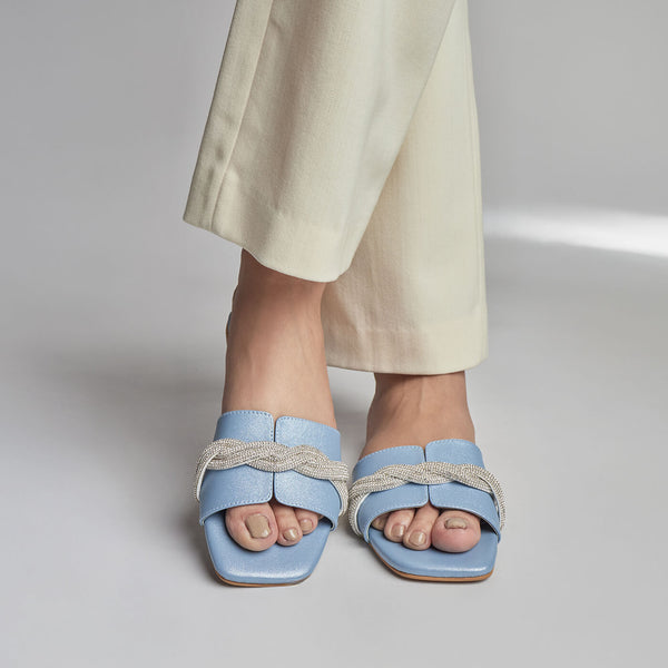 Braid Twist Slides - Blue