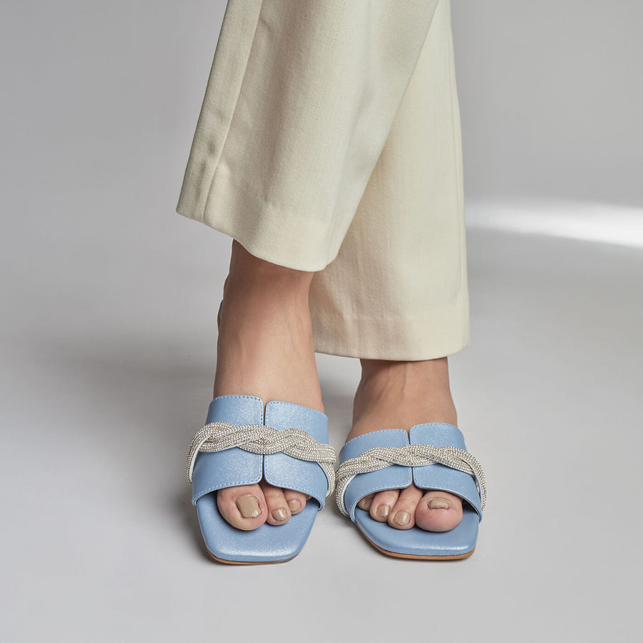 Braid Twist Slides - Blue