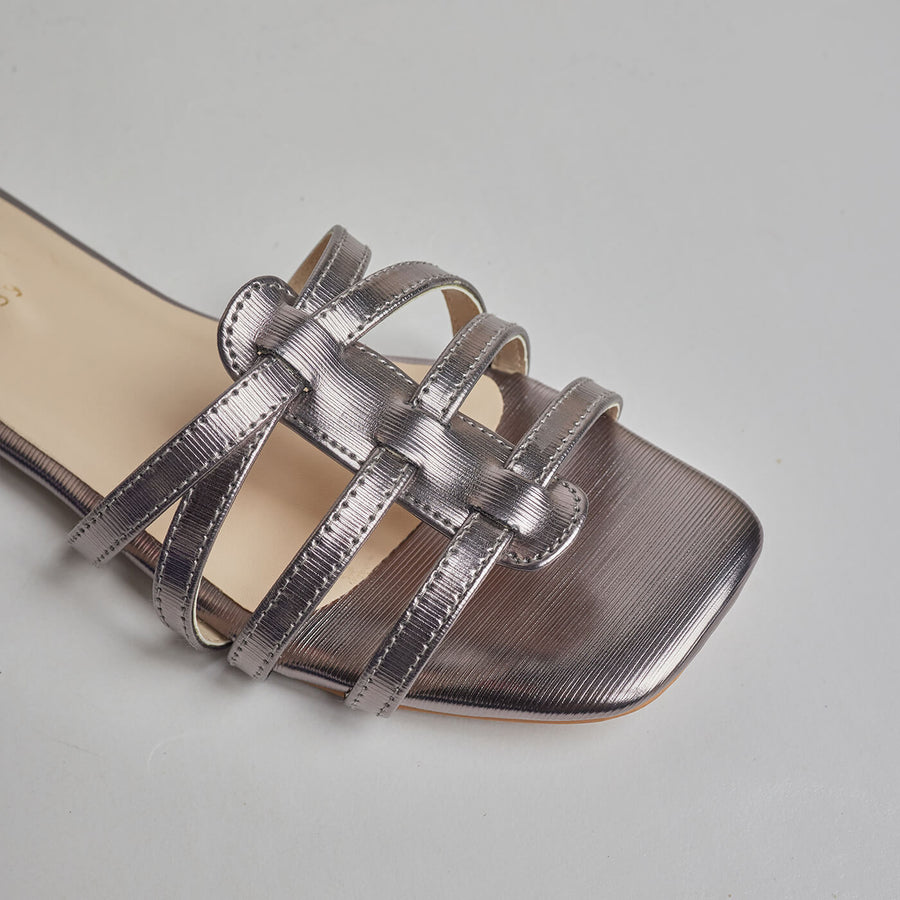 Fusion Stripe Flats - Gold