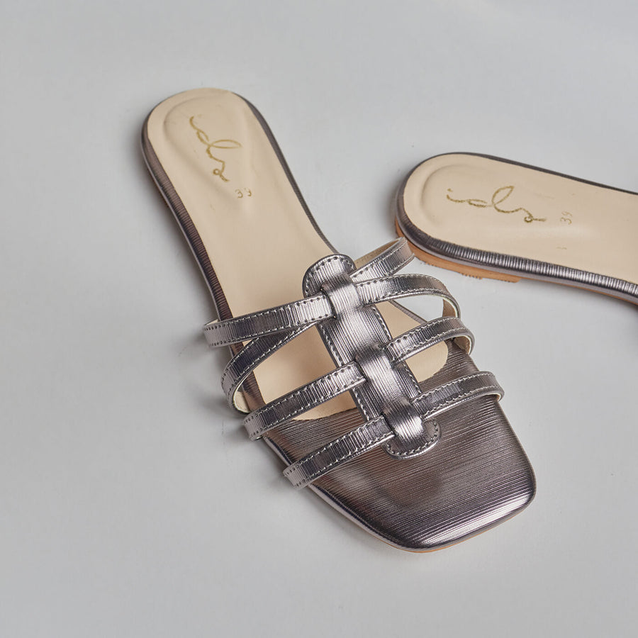 Fusion Stripe Flats - Gold