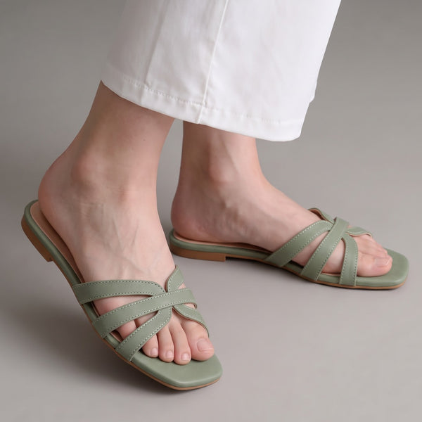 Ayzel Summer Slides - Jade Green