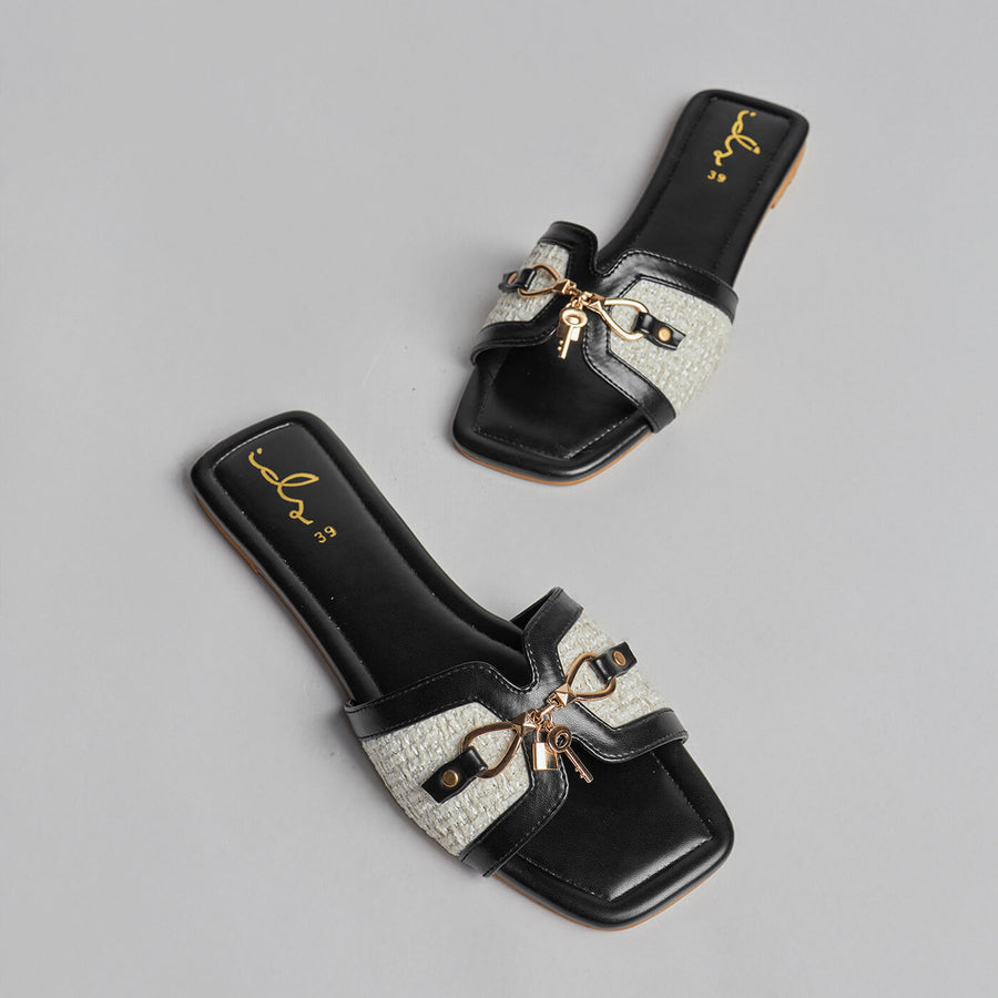 Lock n Key Slides - Black