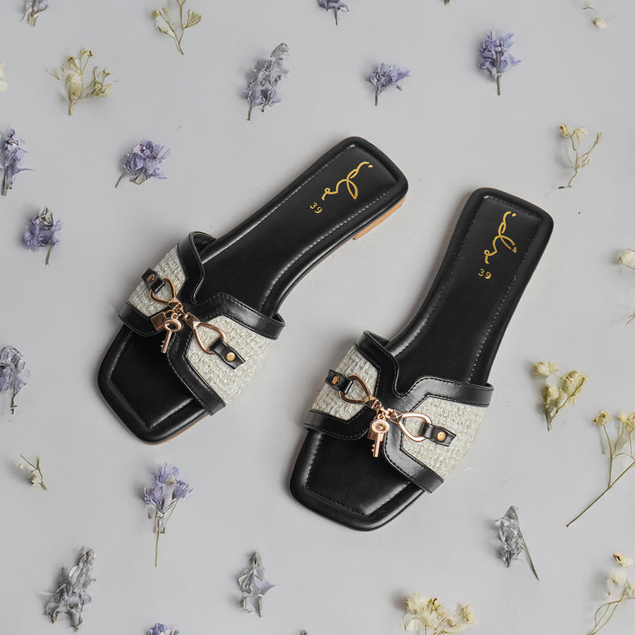 Lock n Key Slides - Black