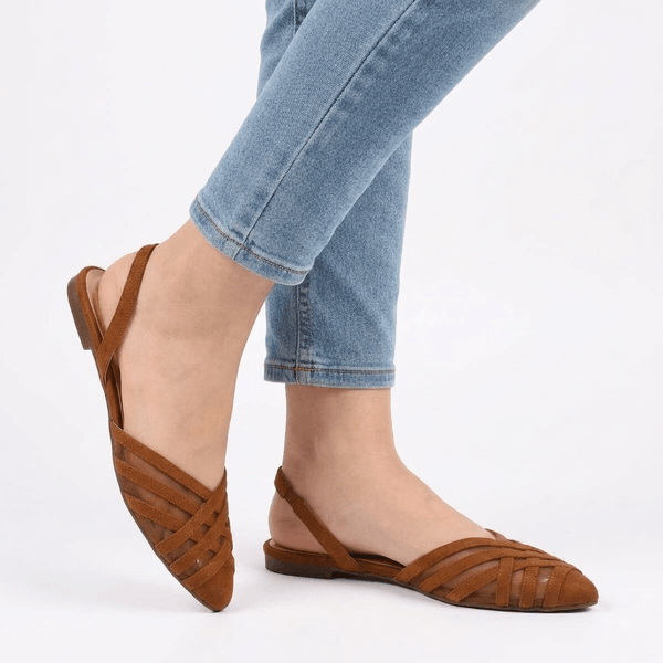 Petal Net Flat - Mustard