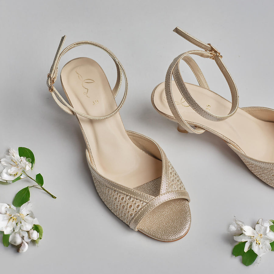 Twinkle Mesh Heels