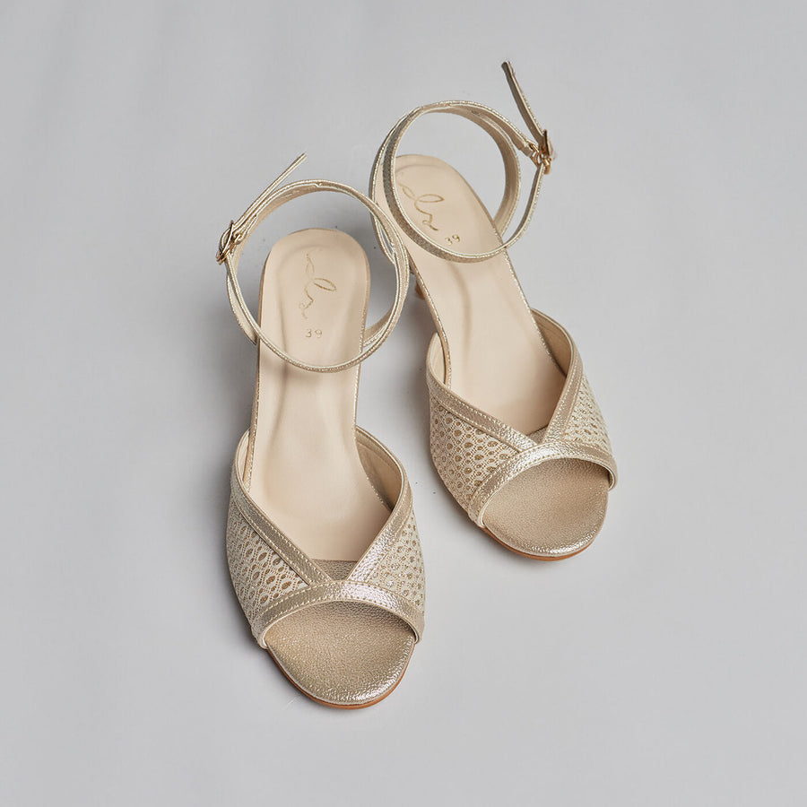 Twinkle Mesh Heels