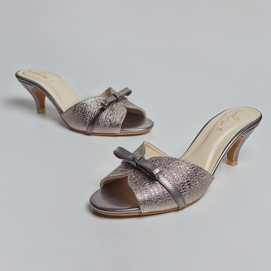 Vintage Glow Heels - Grey