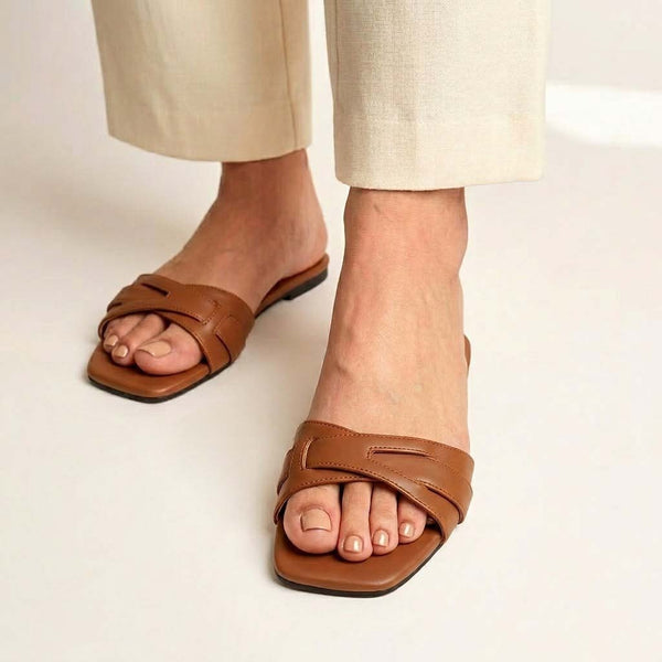 Adore Summer Slides - Mustard