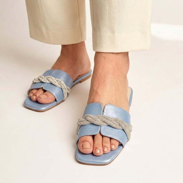 Braid Twist Slides - Blue