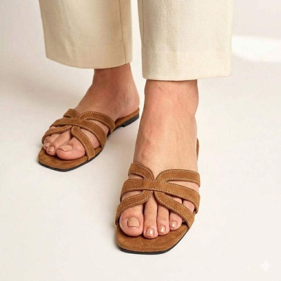 Ayzel Summer Slides - Mustard